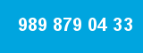 989 879 04 33 989 879 04 33